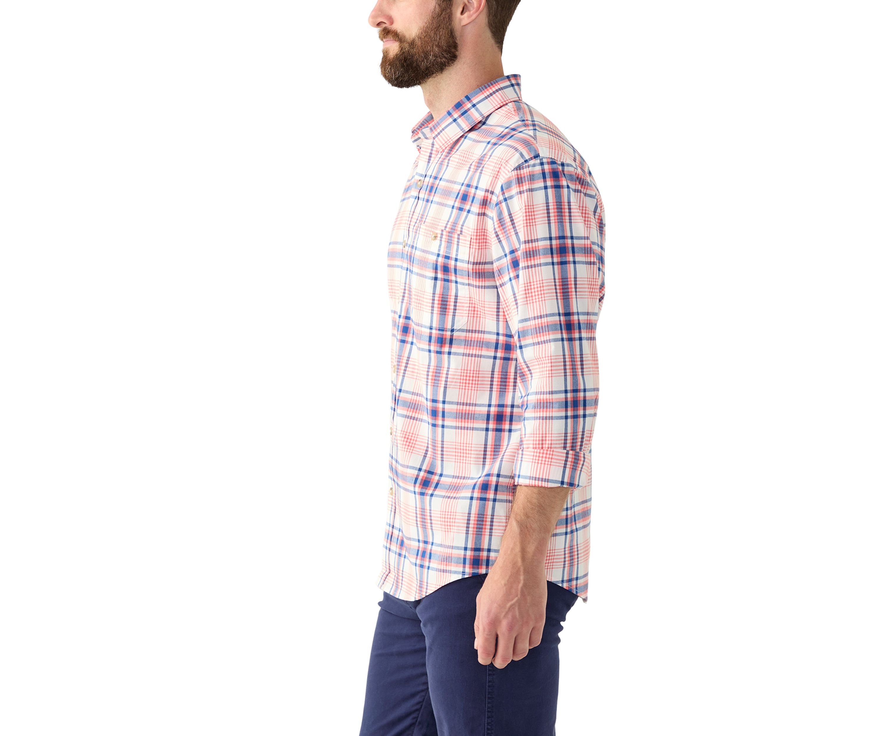 Printed Poplin Button Down Shirt