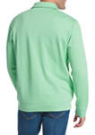 Long Sleeve Solid Mock Neck Knit Pullover 