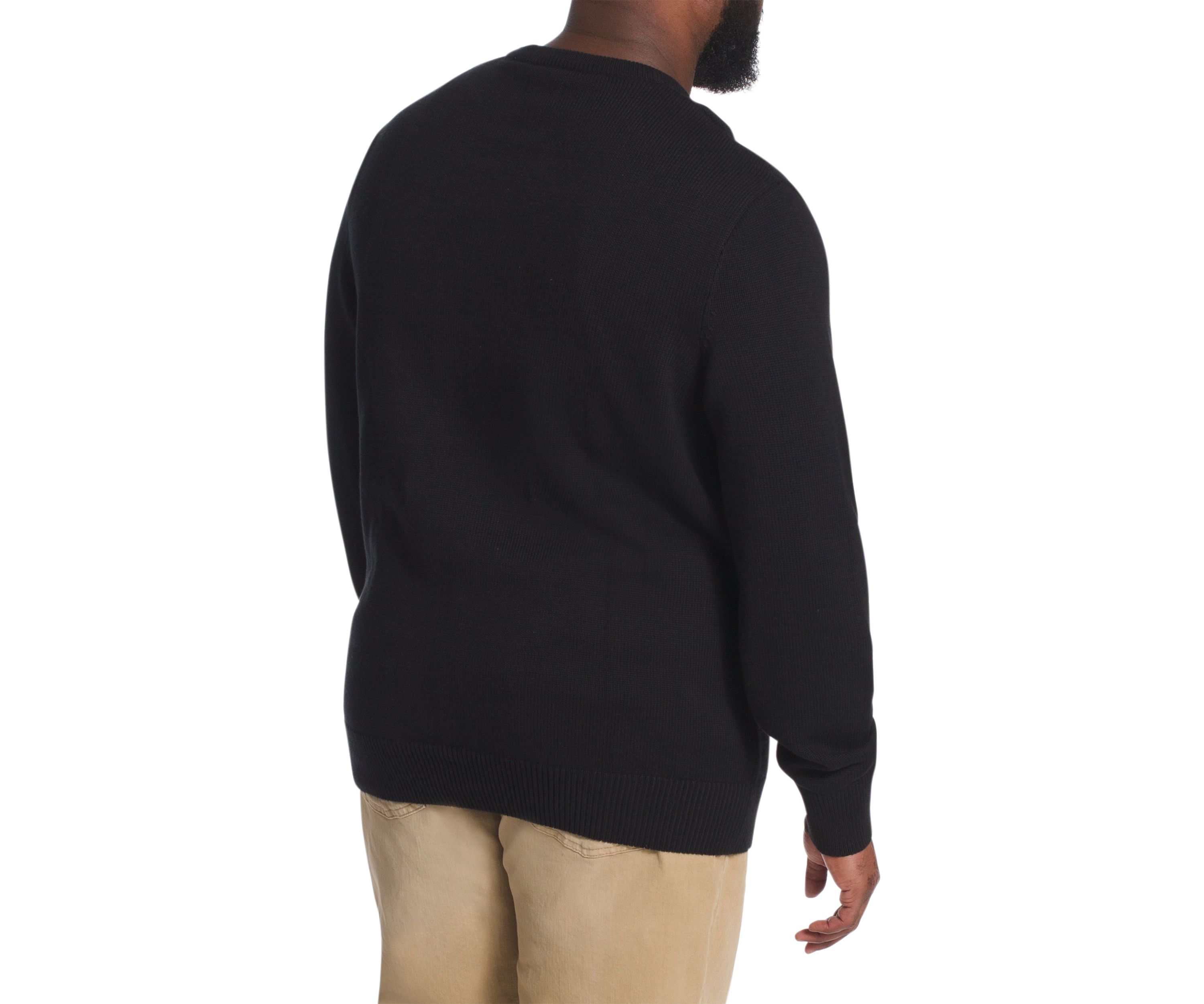 Big & Tall Classic Cotton Crew Neck Long Sleeve Pullover 