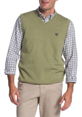 Chaps sweater outlet vest