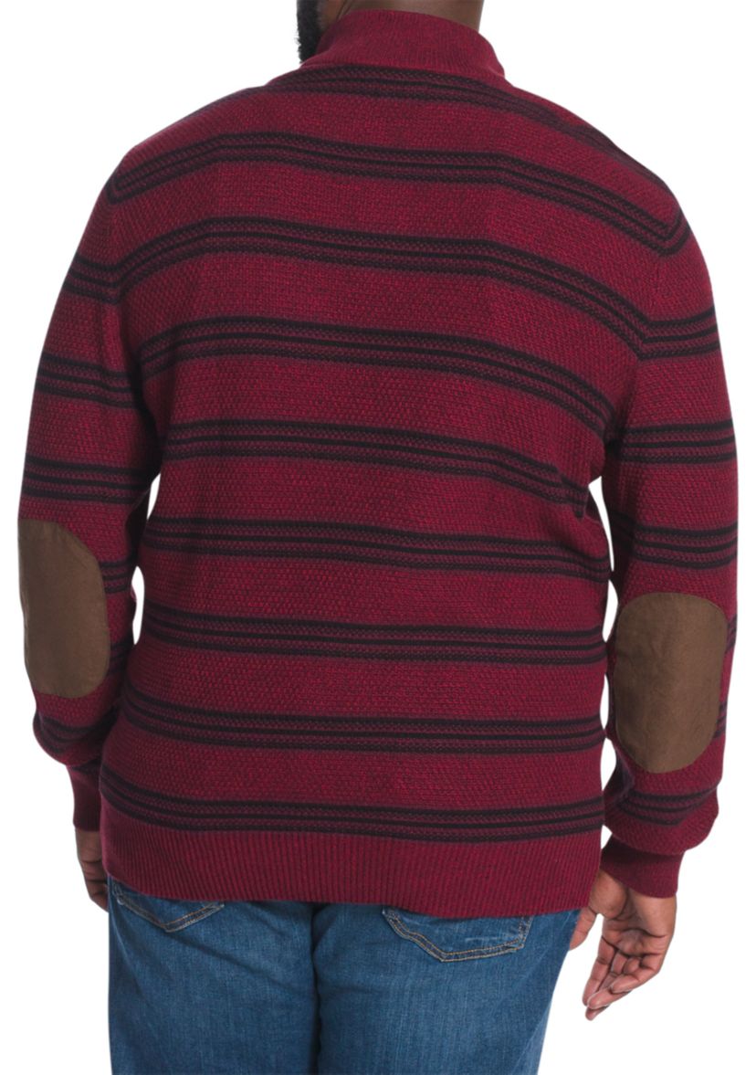 Big & Tall Classic Cotton Mock Neck Pullover 