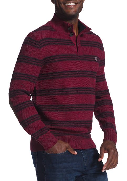 Chaps Mock Neck Pullover Sweater
