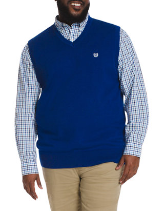 Blue Ocean Big Men Heather Sweater Vest