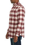Big & Tall Long Sleeve Flannel Sport Shirt 