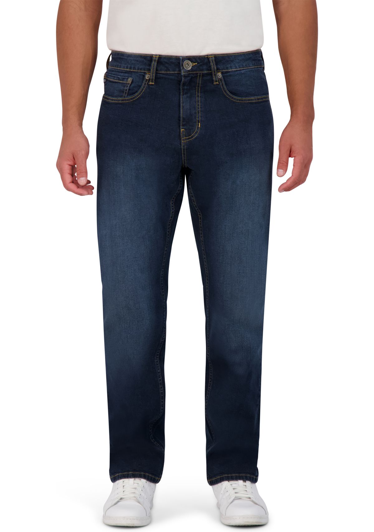 Regular Fit Stretch Denim Jeans 