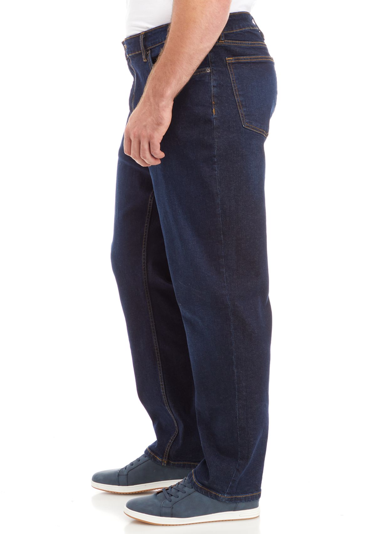 Big & Tall Stretch Straight Fit Denim Jeans