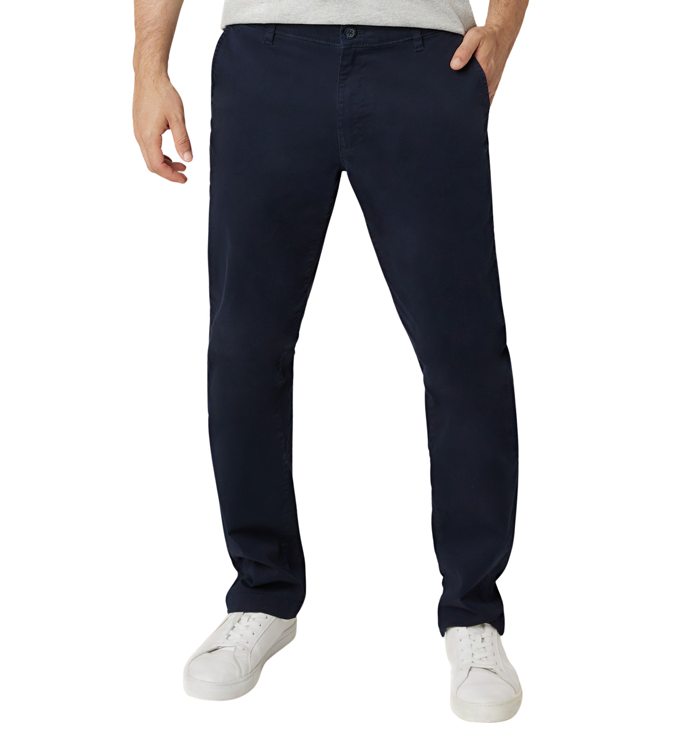 Flex Waist Straight Fit Chino Pants 