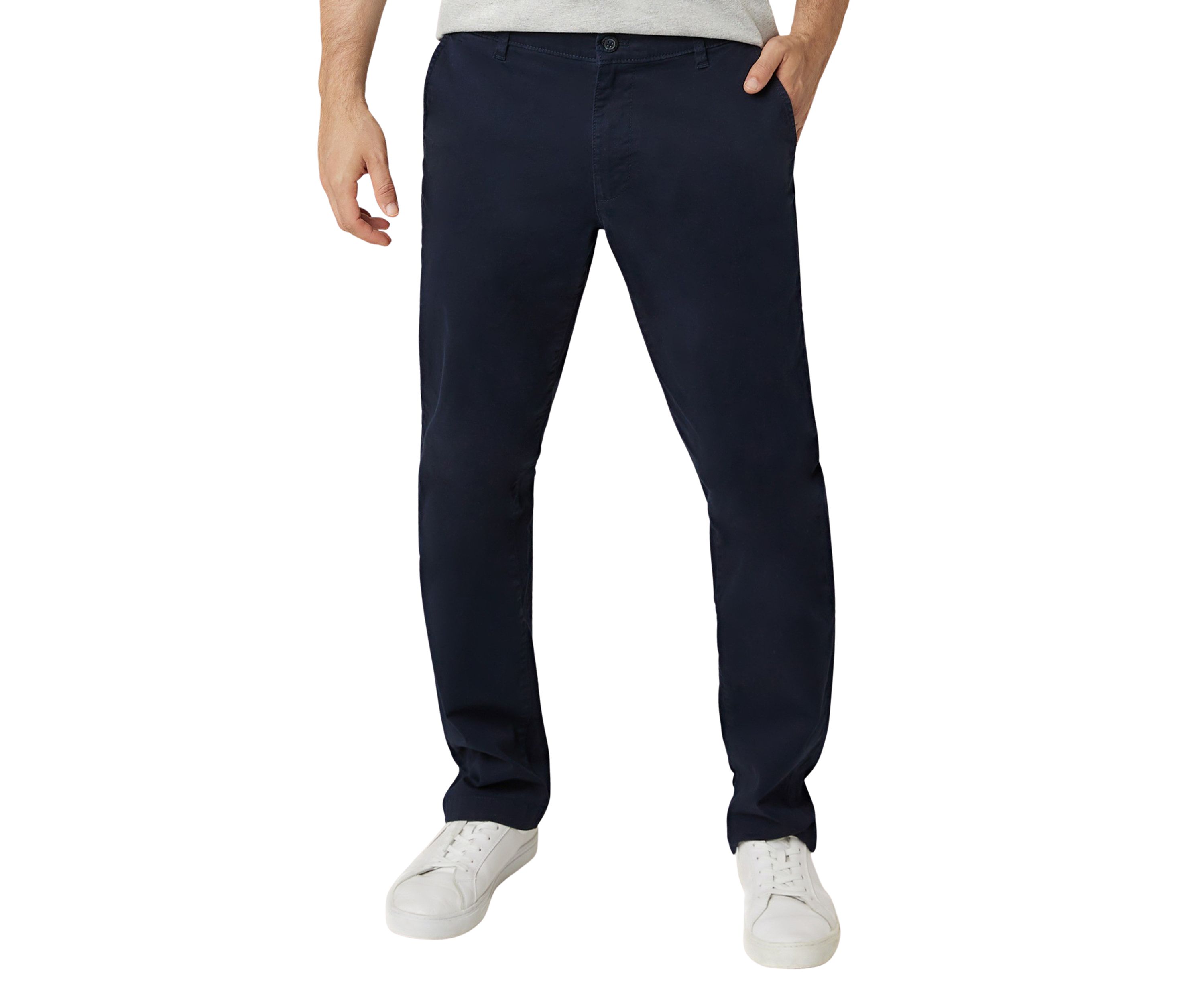 Flex Waist Straight Fit Chino Pants 