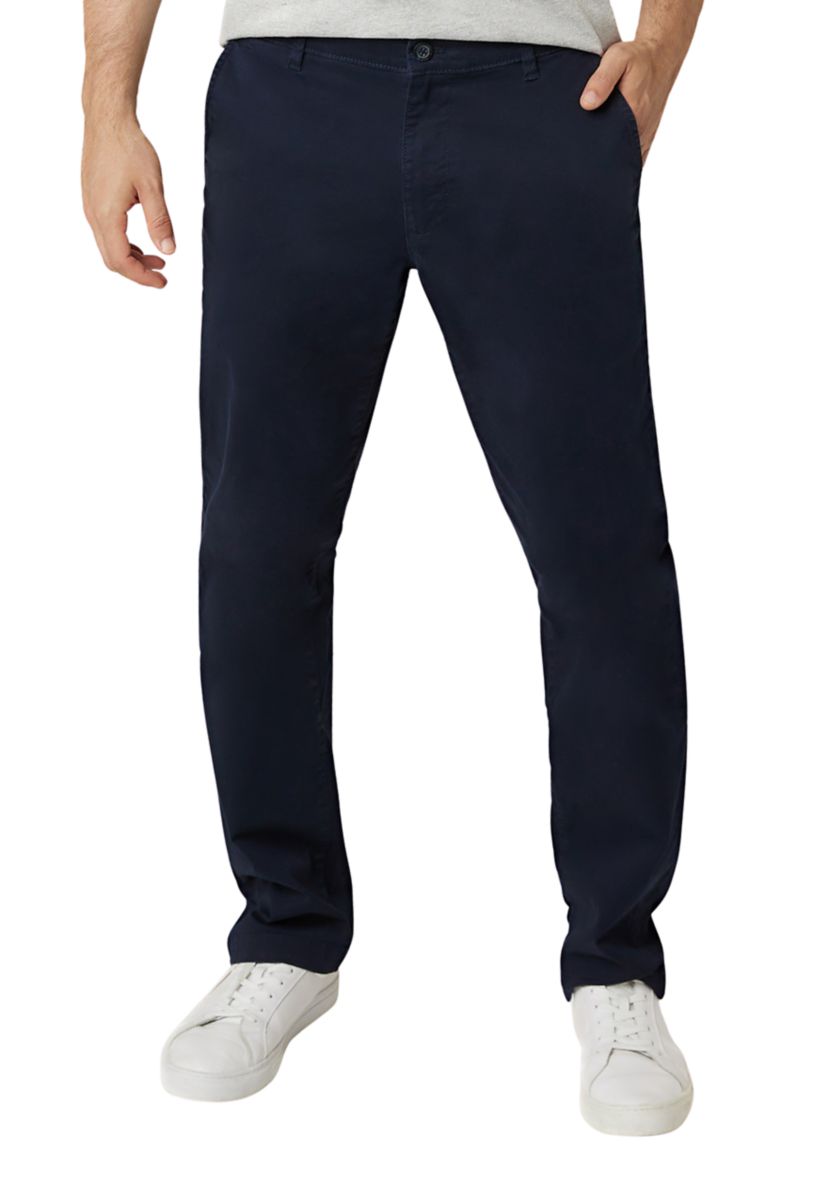 Flex Waist Straight Fit Chino Pants 