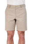 Big & Tall Coastland Wash Stretch Flat Front Shorts