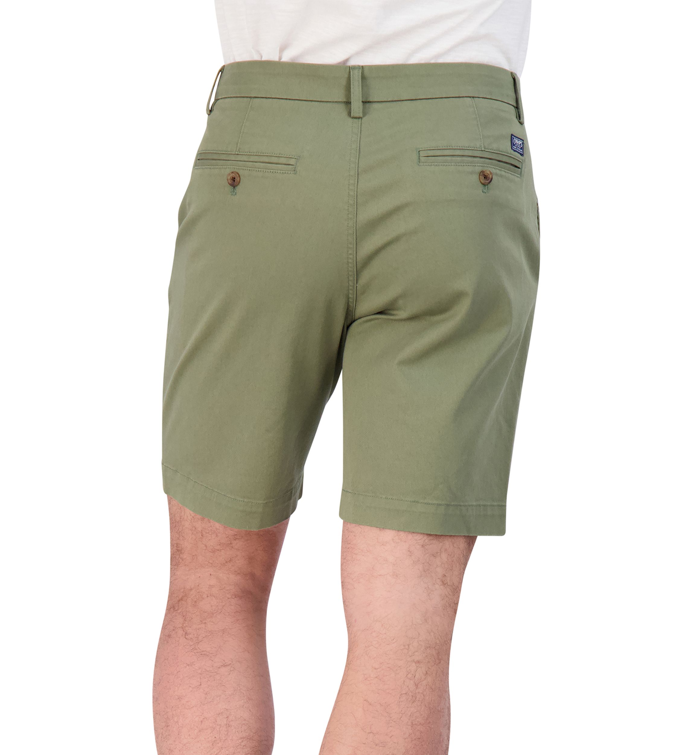 9" Coastland Wash Stretch Flat Front Shorts 