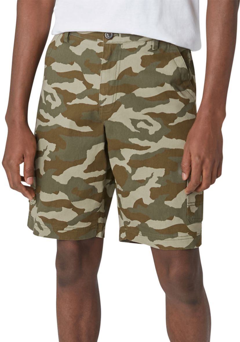 Brushed Stretch Twill Cargo Shorts 
