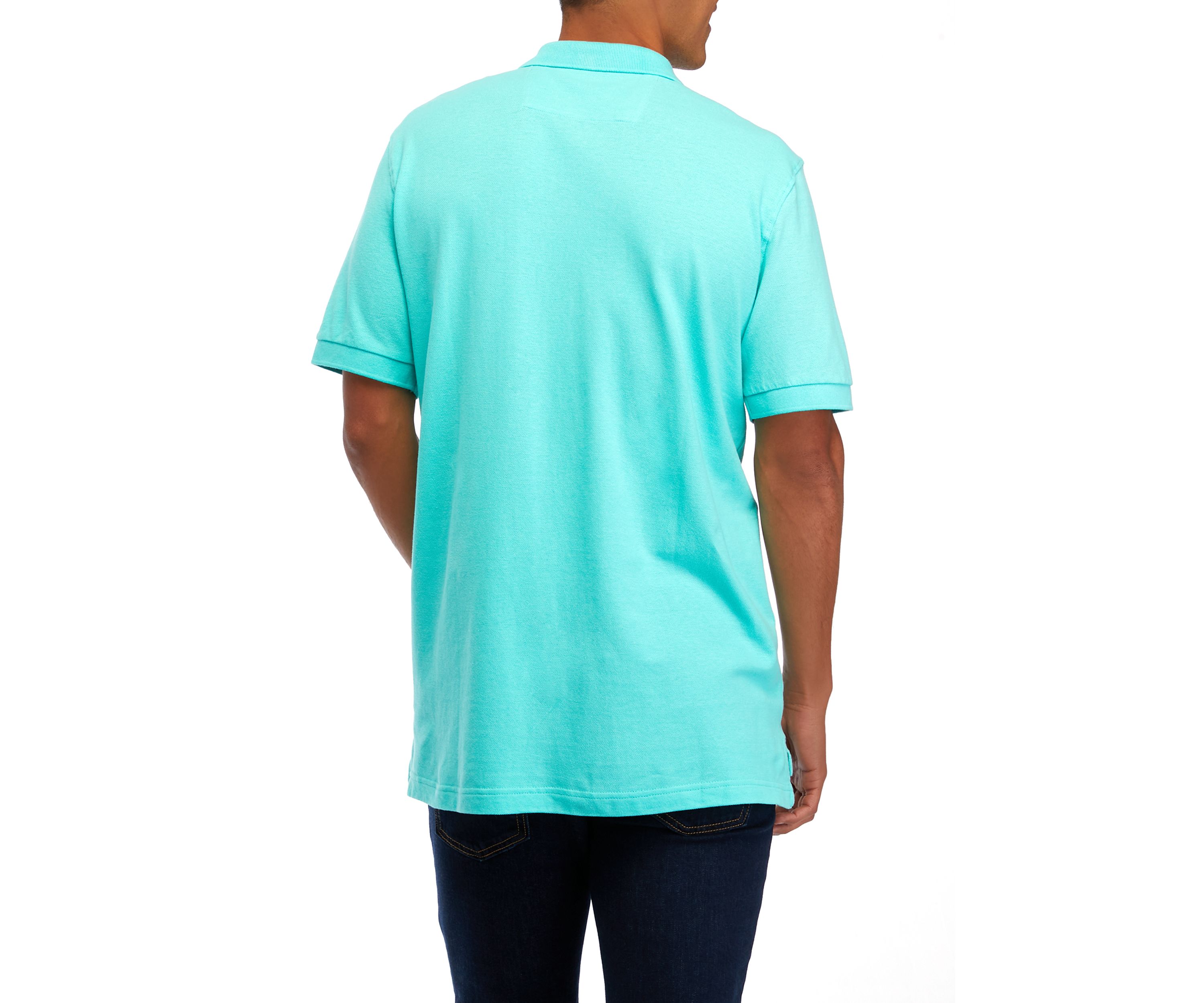 Short Sleeve Pique Solid Polo Shirt