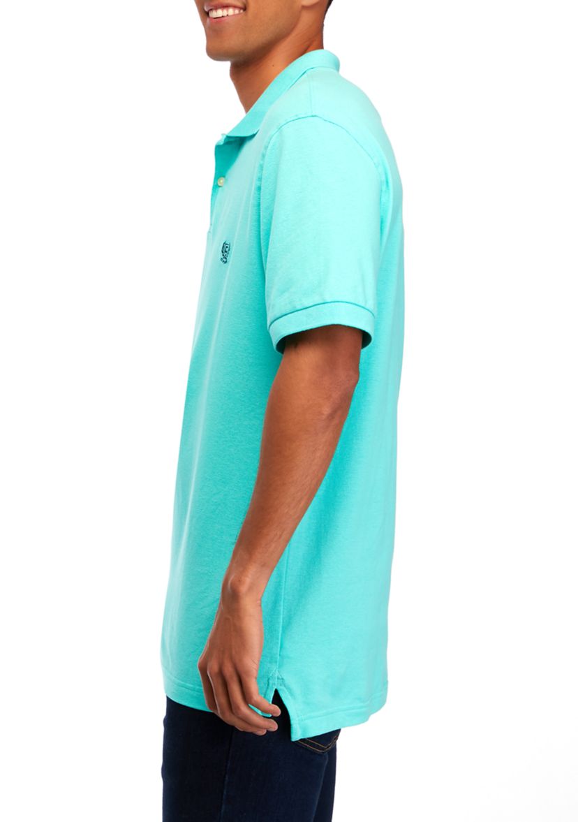 Short Sleeve Pique Solid Polo Shirt