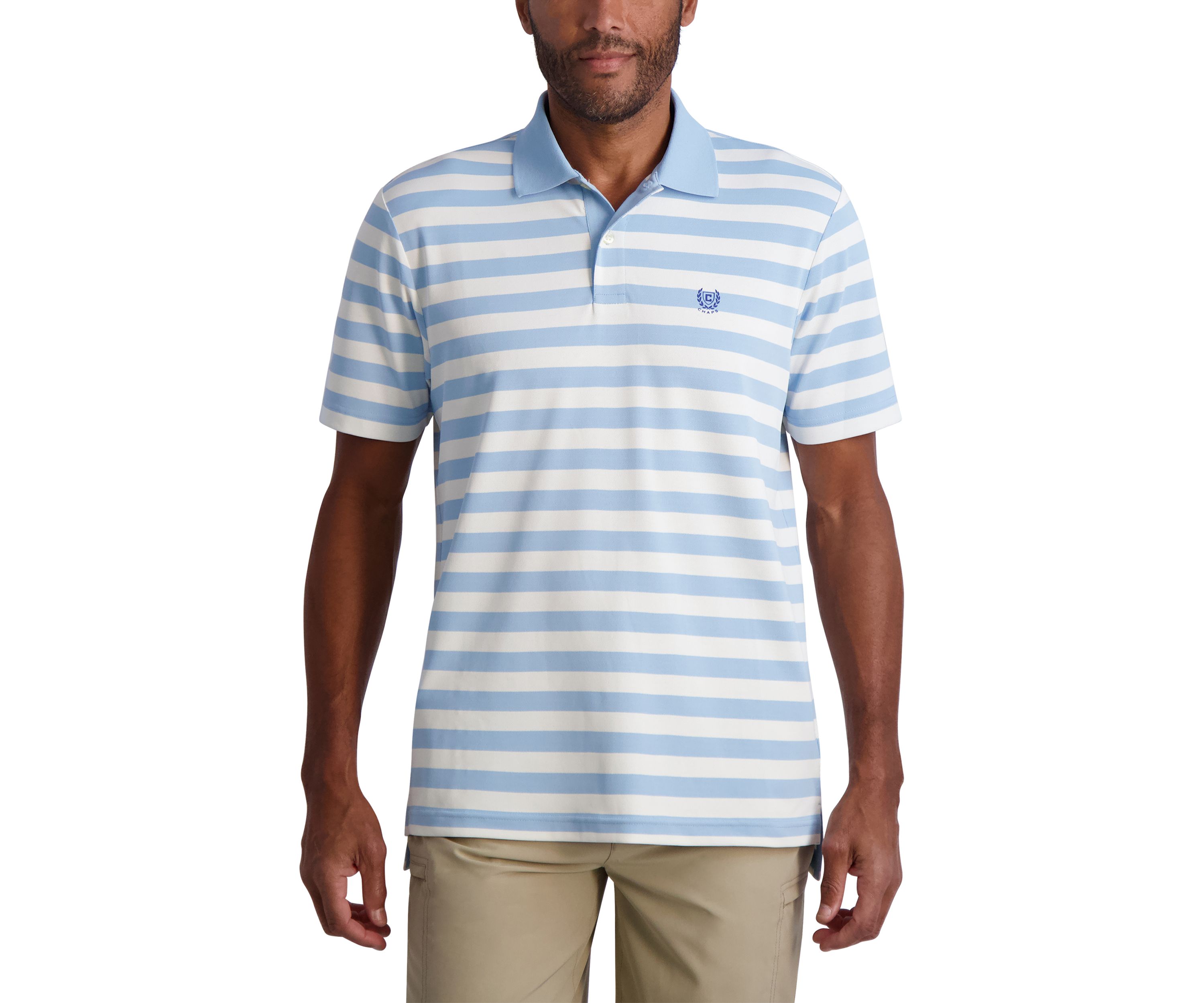 Short Sleeve Rugby Stripe Polo Shirt 
