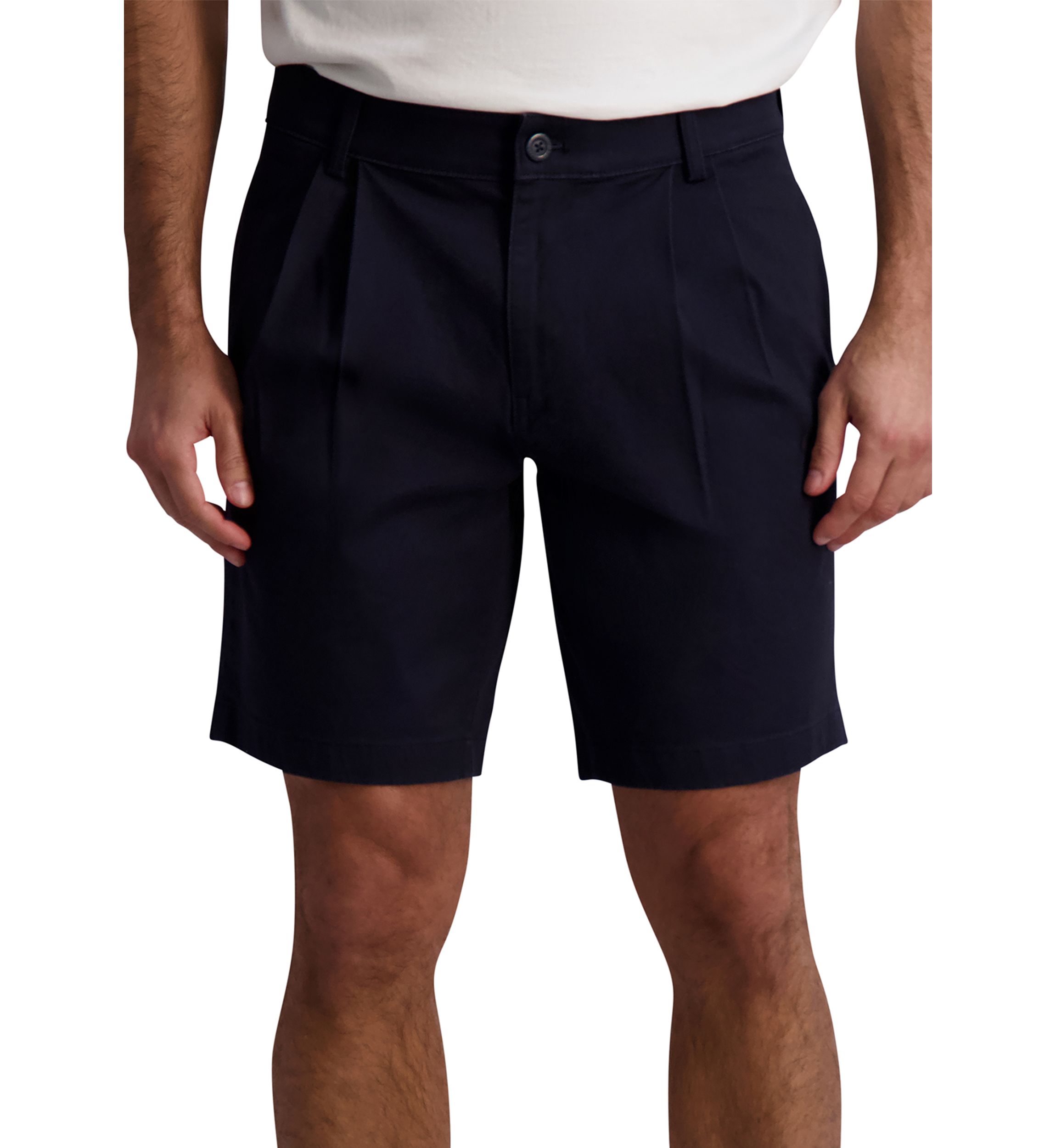 7 Flat Front Stretch Shorts