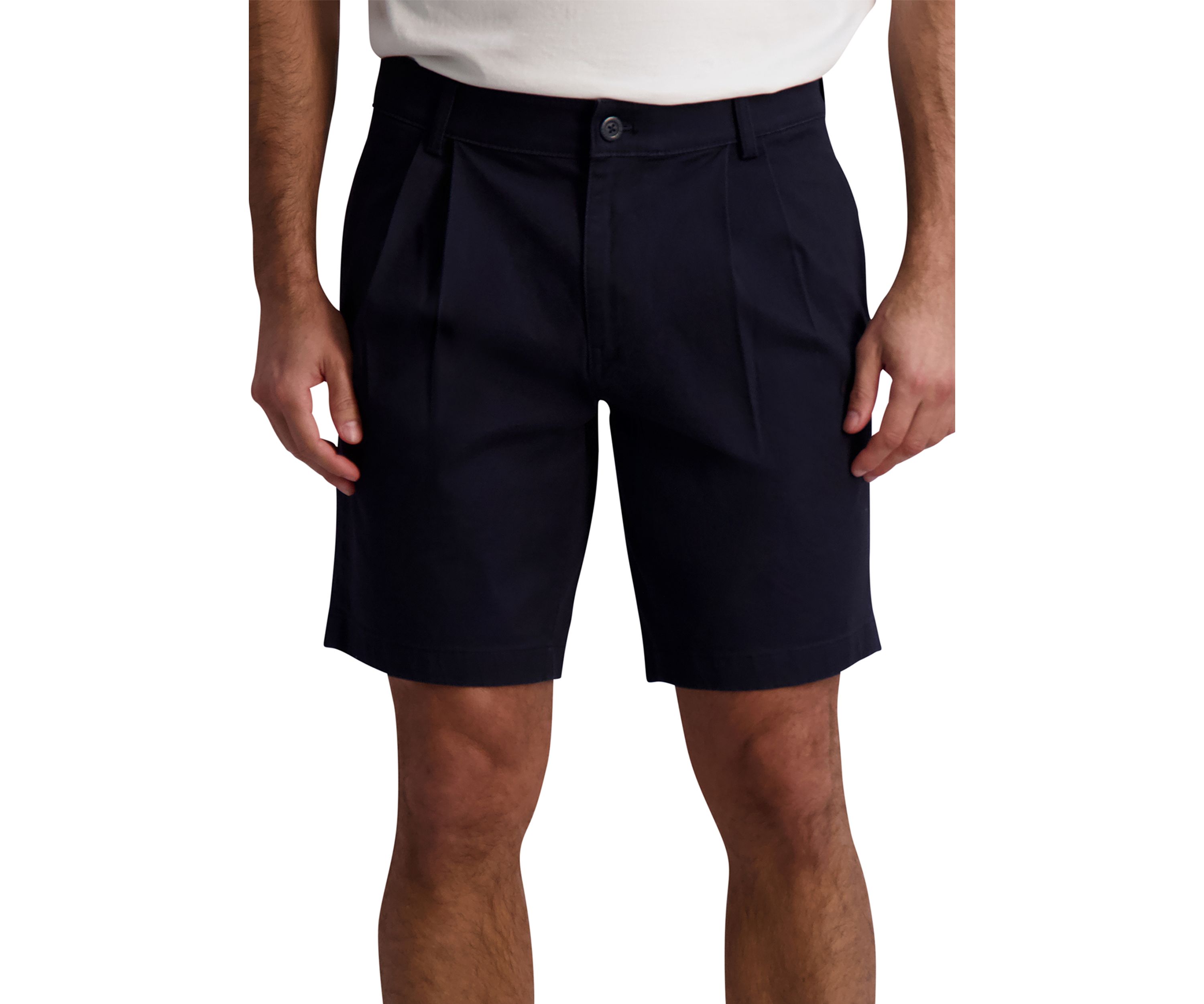 7 Flat Front Stretch Shorts