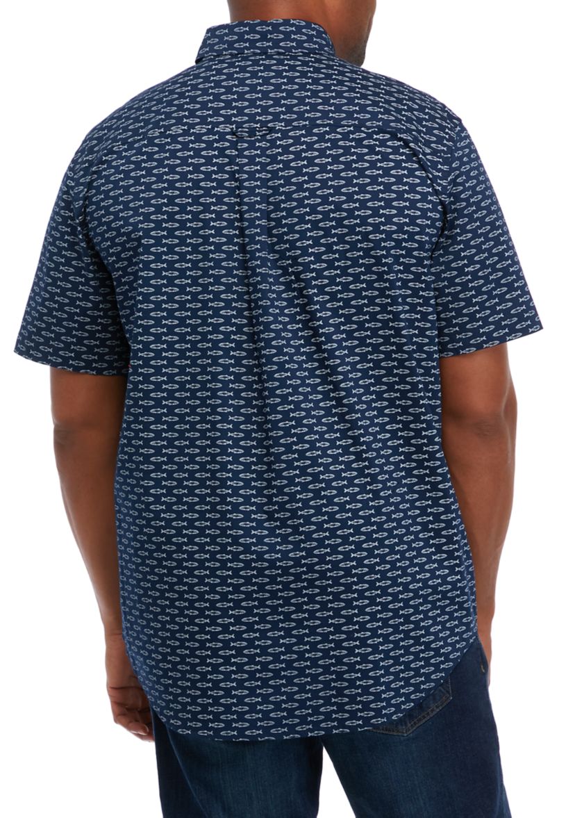 Big & Tall Sustainable Short Sleeve Printed Shirt