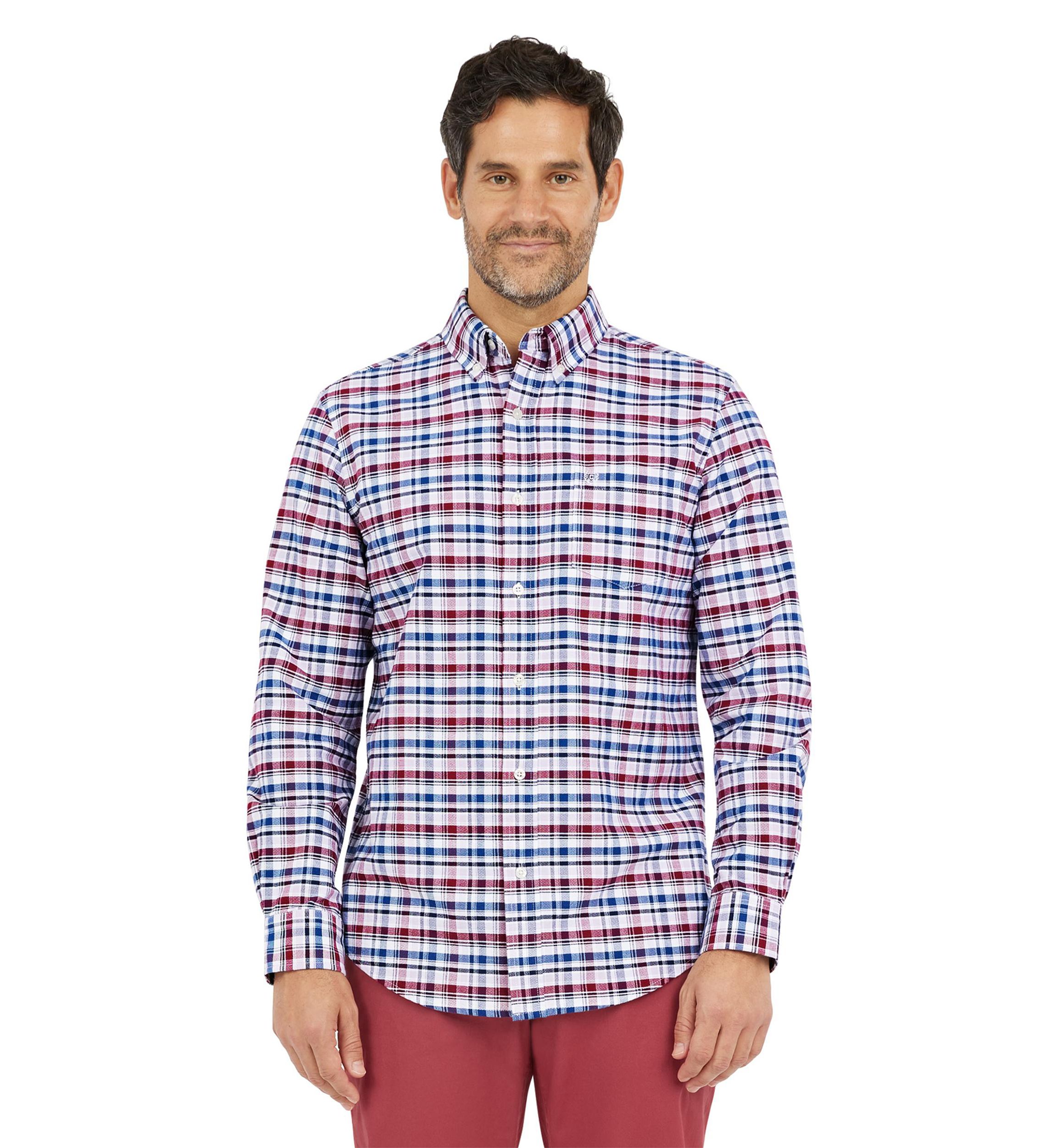 Big & Tall Long Sleeve Seacoast Wash Oxford Woven Shirt