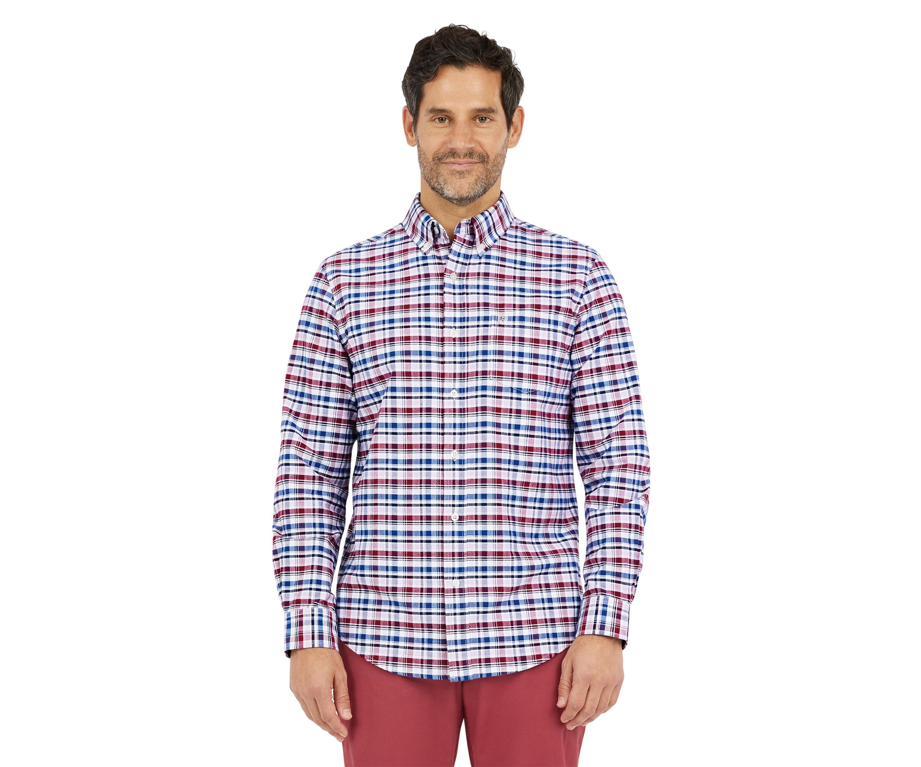 Big & Tall Long Sleeve Seacoast Wash Oxford Woven Shirt