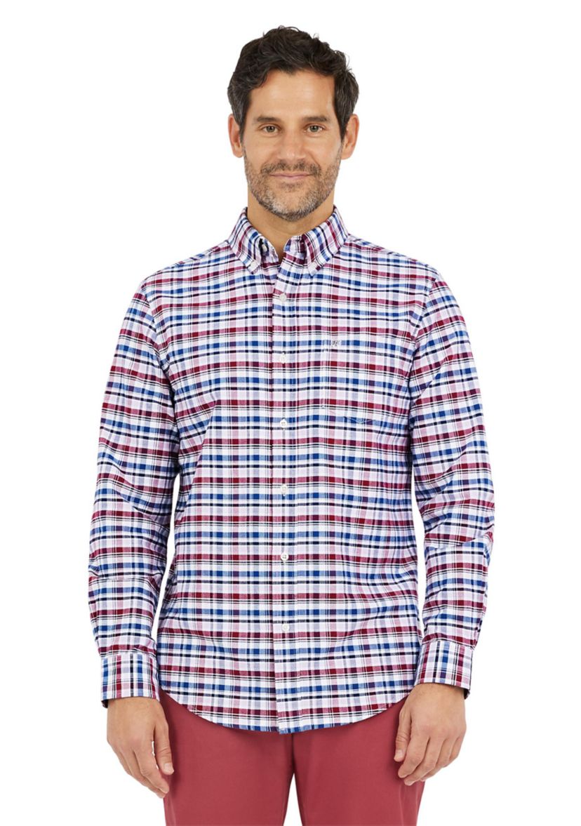 Big & Tall Long Sleeve Seacoast Wash Oxford Woven Shirt