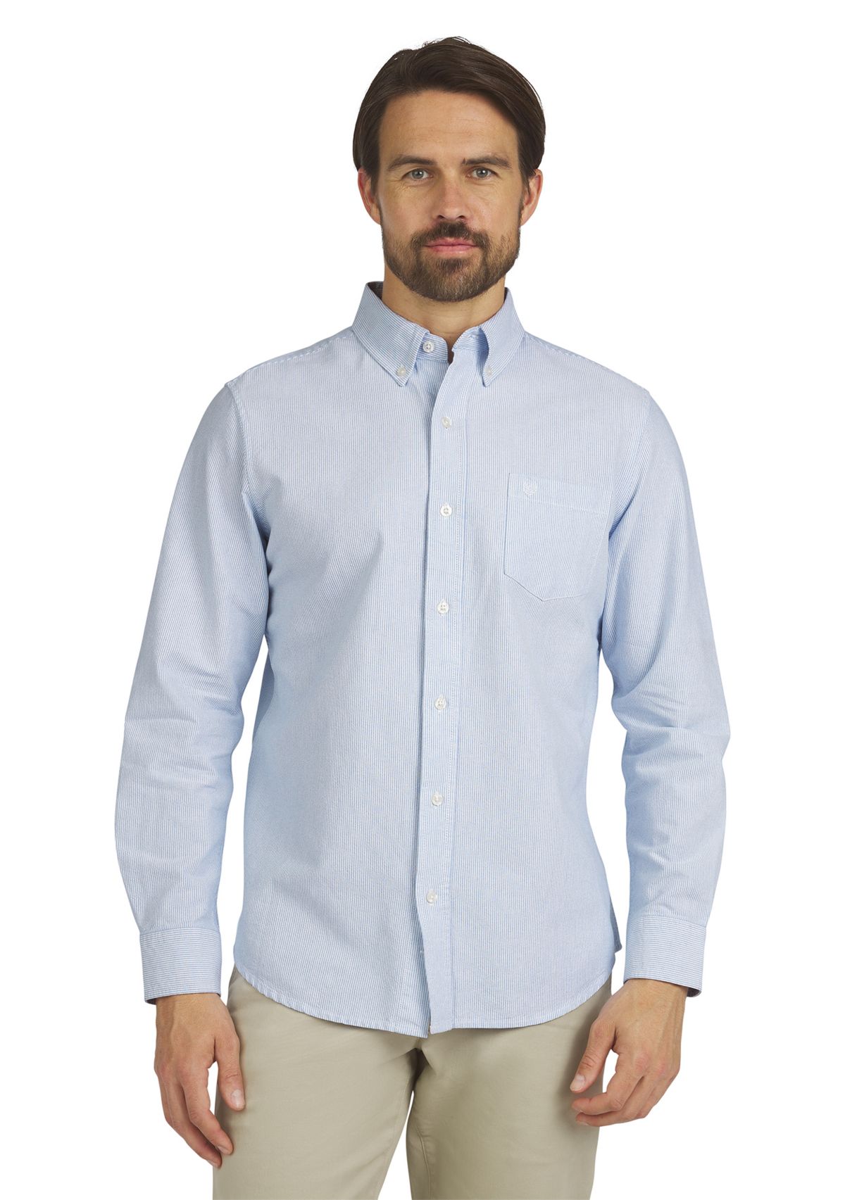 Mens Long Sleeve Oxford Shirt 