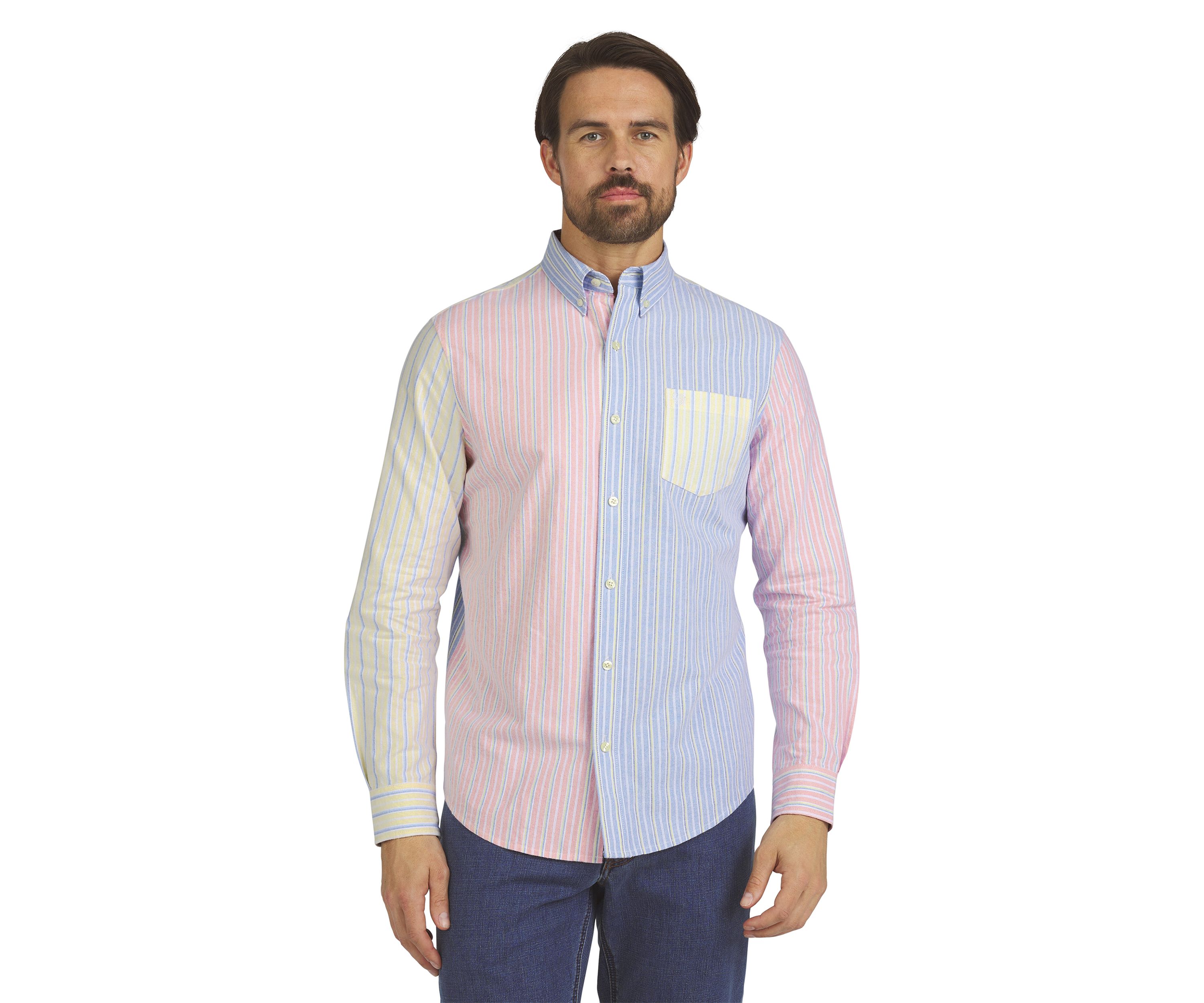 Mens Long Sleeve Oxford Shirt