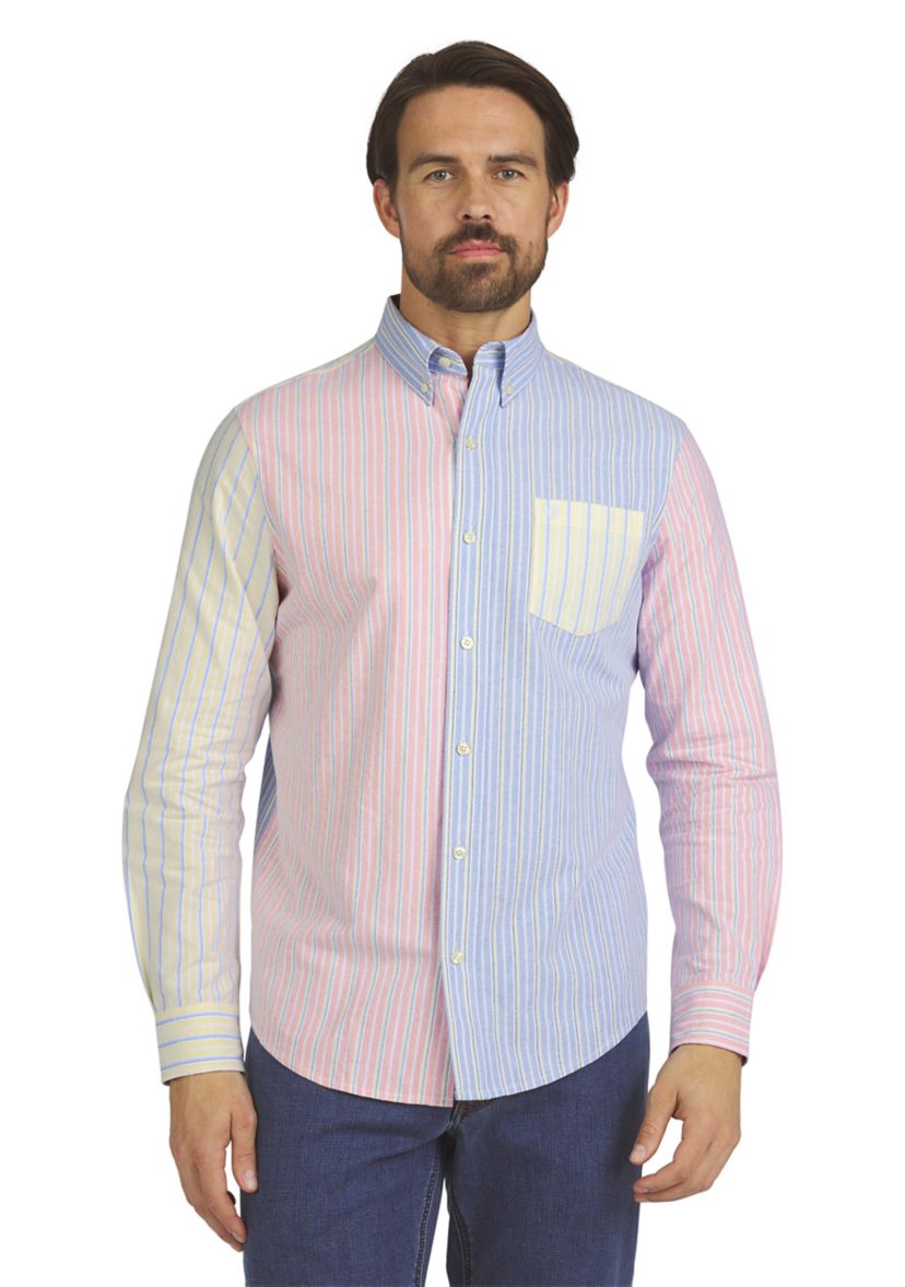 Mens Long Sleeve Oxford Shirt