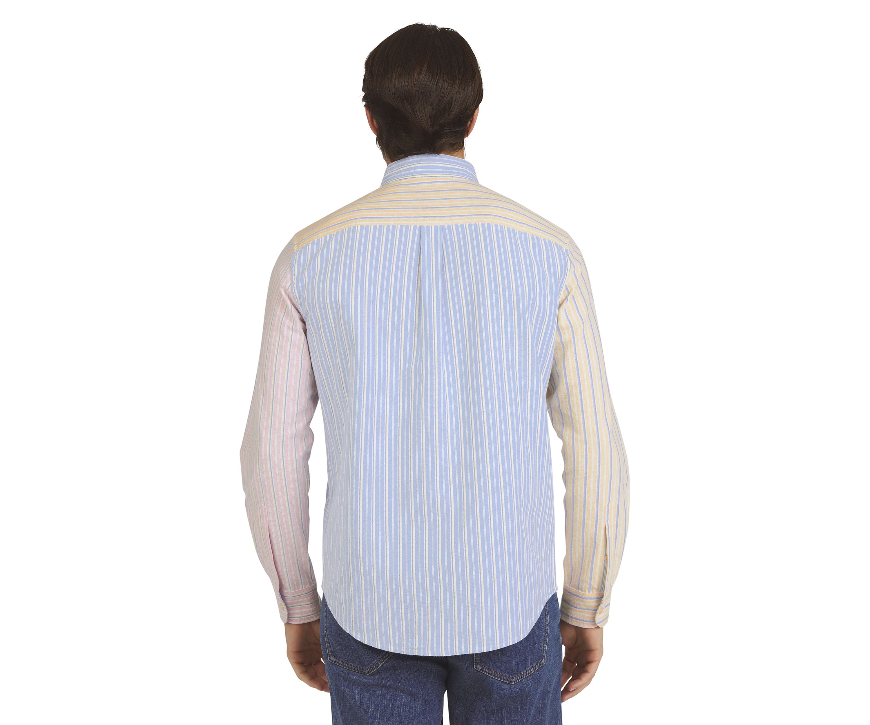 Mens Long Sleeve Oxford Shirt