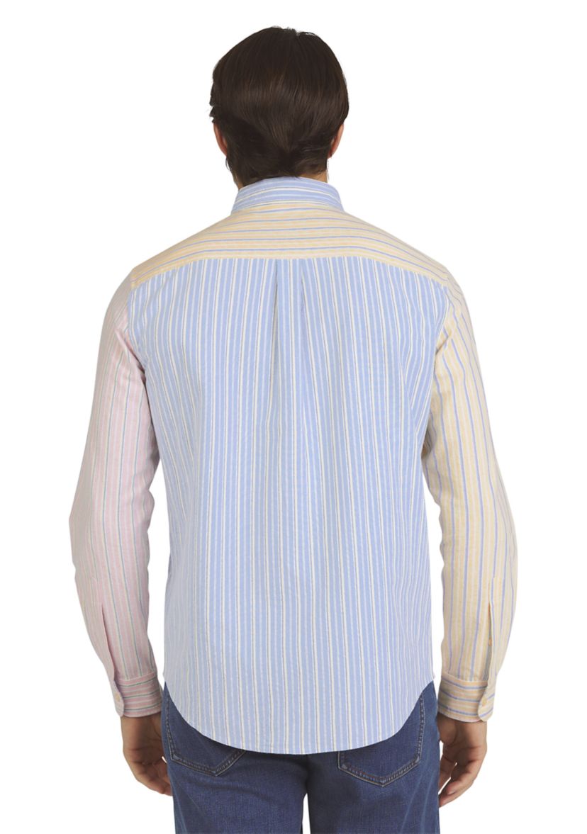 Mens Long Sleeve Oxford Shirt