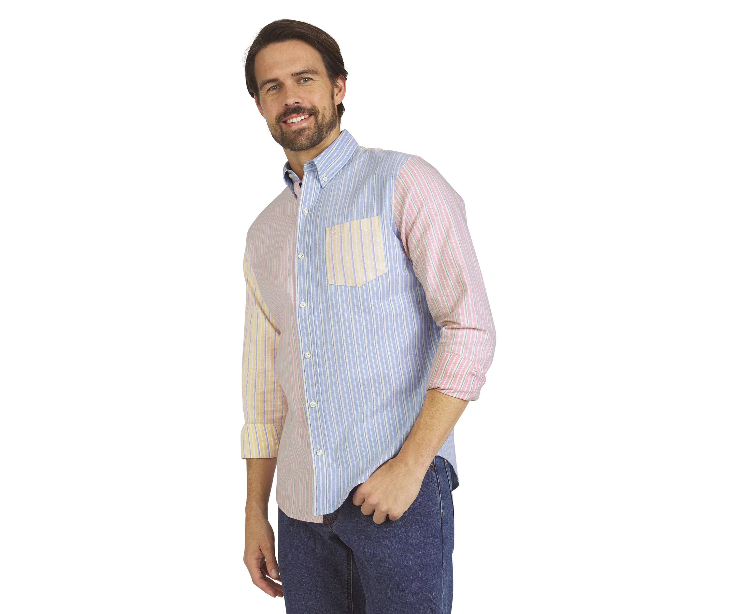 Mens Long Sleeve Oxford Shirt