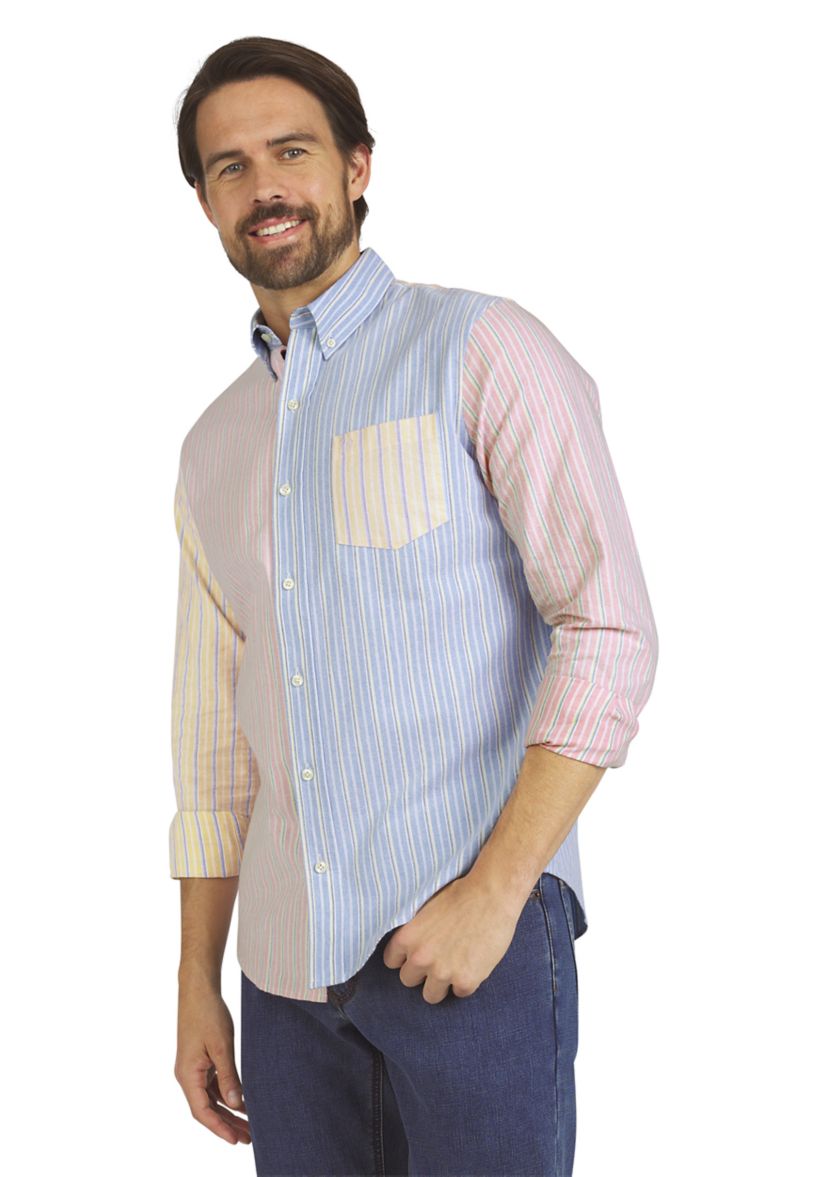 Mens Long Sleeve Oxford Shirt