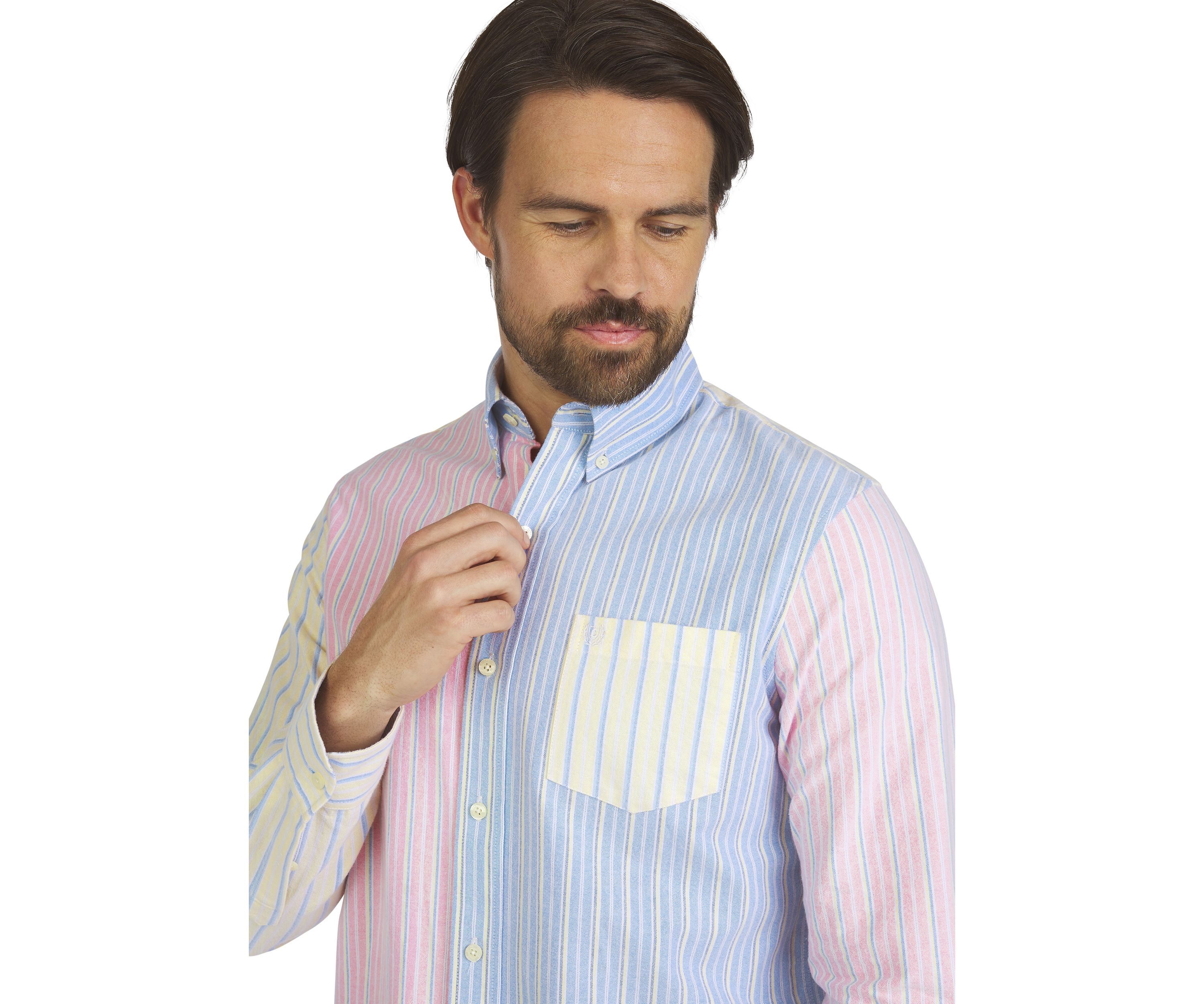 Mens Long Sleeve Oxford Shirt