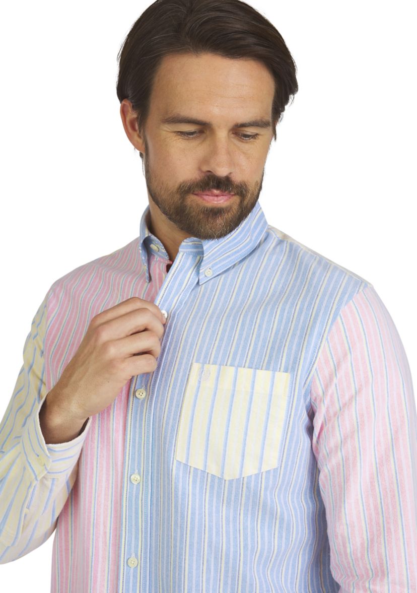 Mens Long Sleeve Oxford Shirt