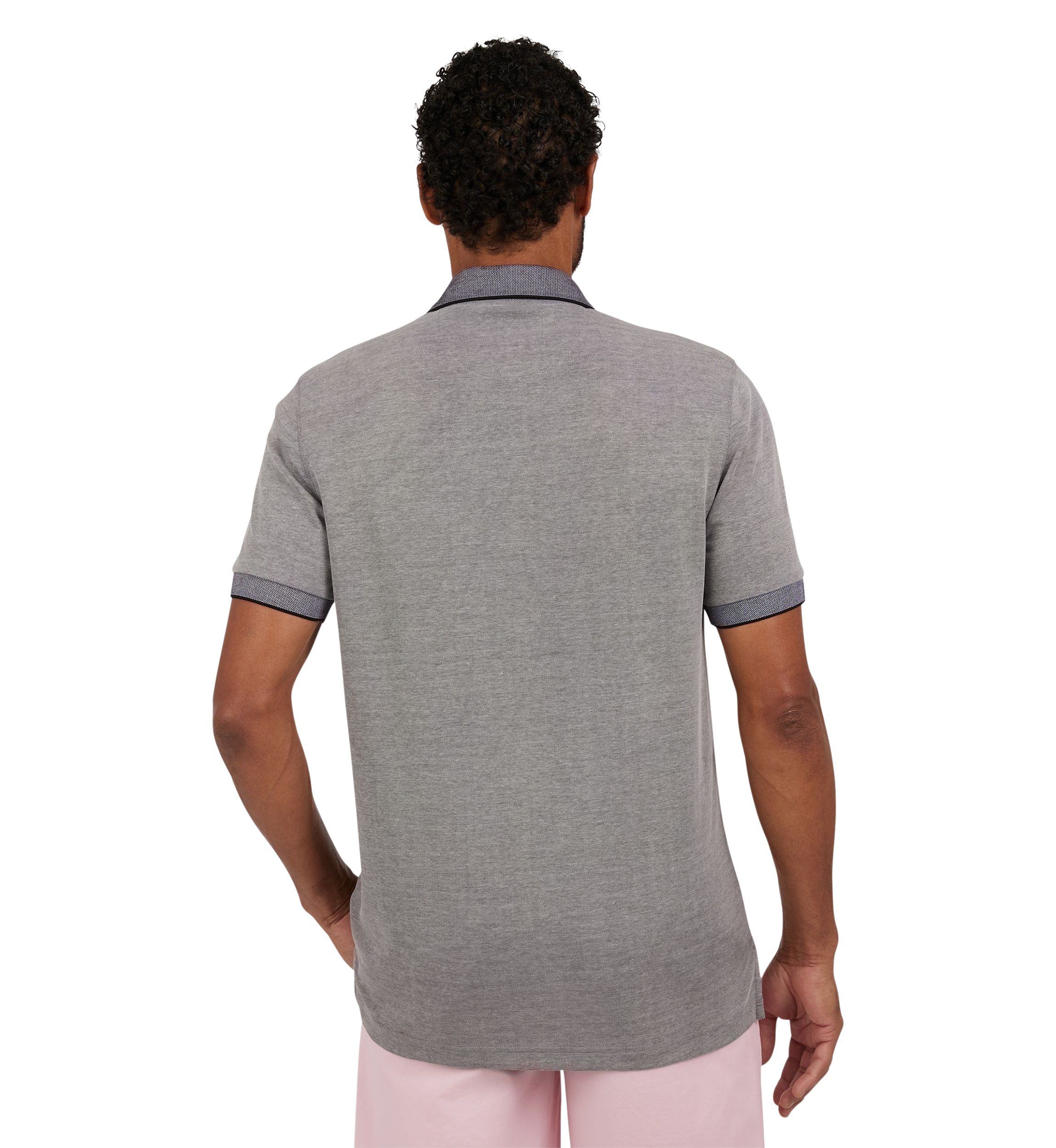 Short Sleeve Solid Birdseye Polo Shirt