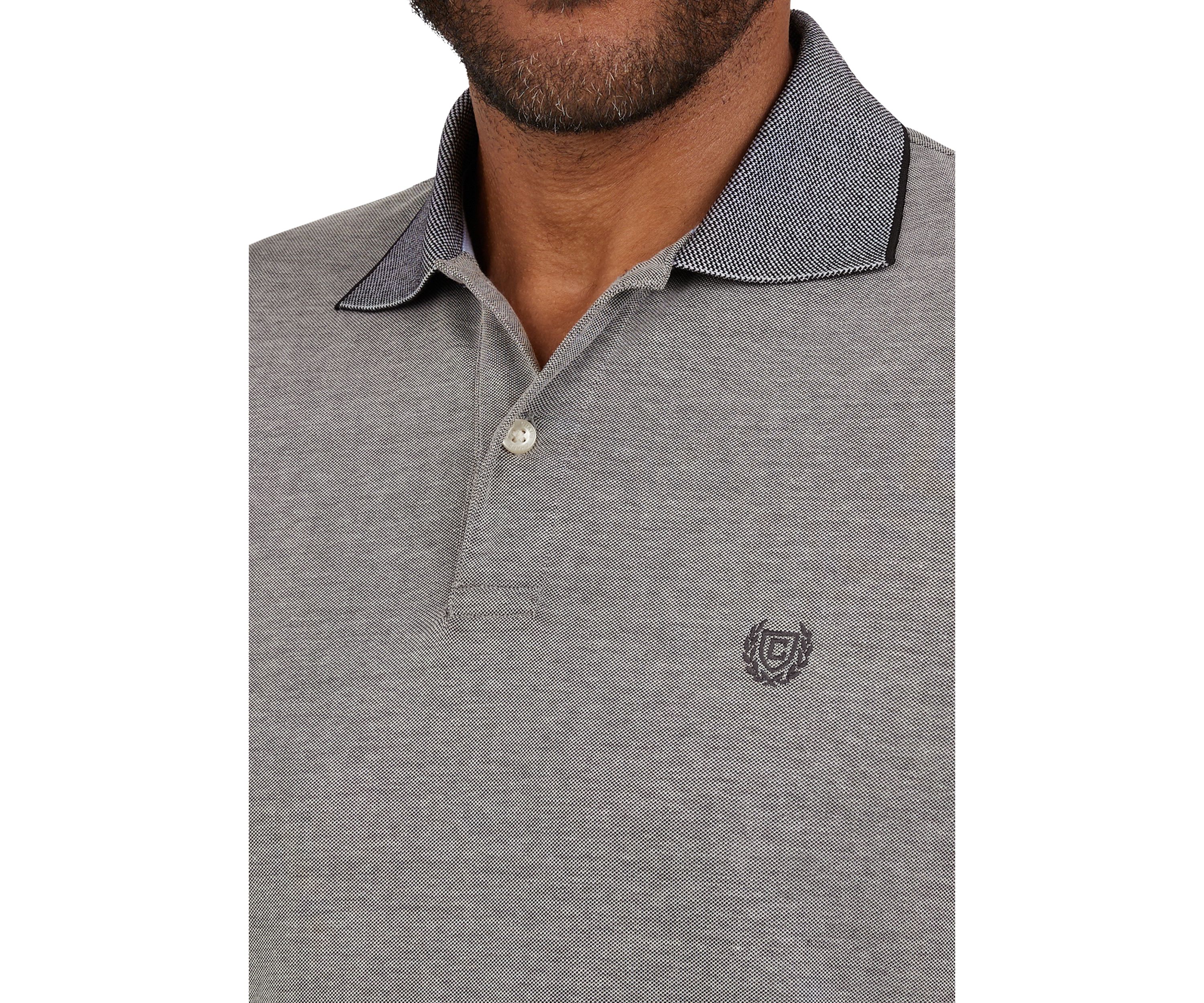 Short Sleeve Solid Birdseye Polo Shirt