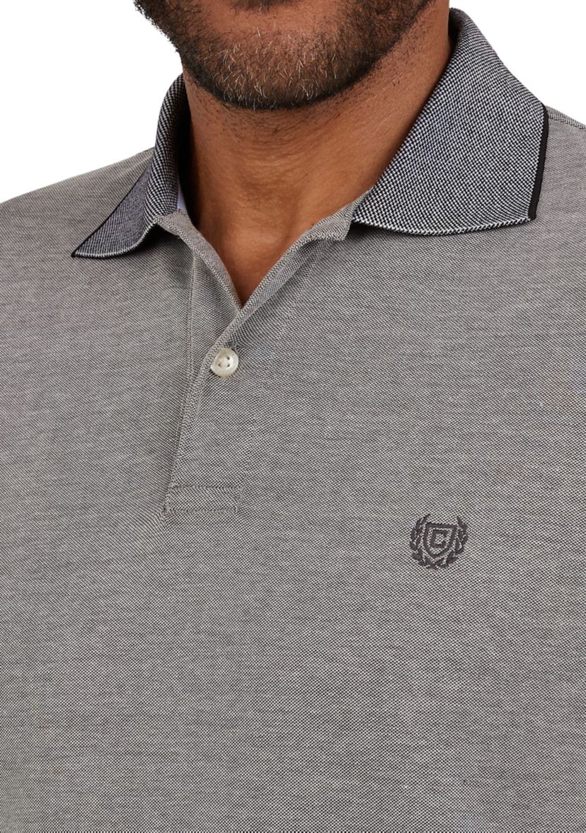 Short Sleeve Solid Birdseye Polo Shirt