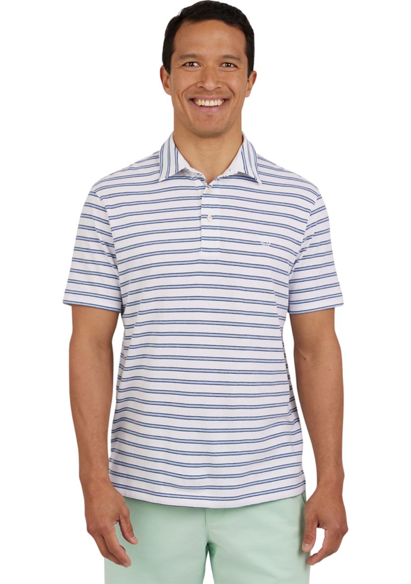Short Sleeve Slub Pocket Polo Shirt 