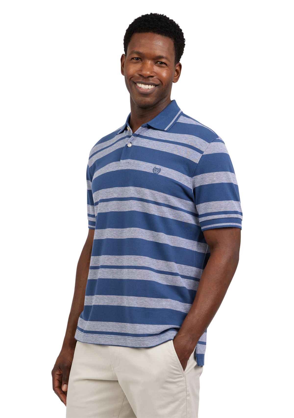 Stripe Birdseye Polo Shirt