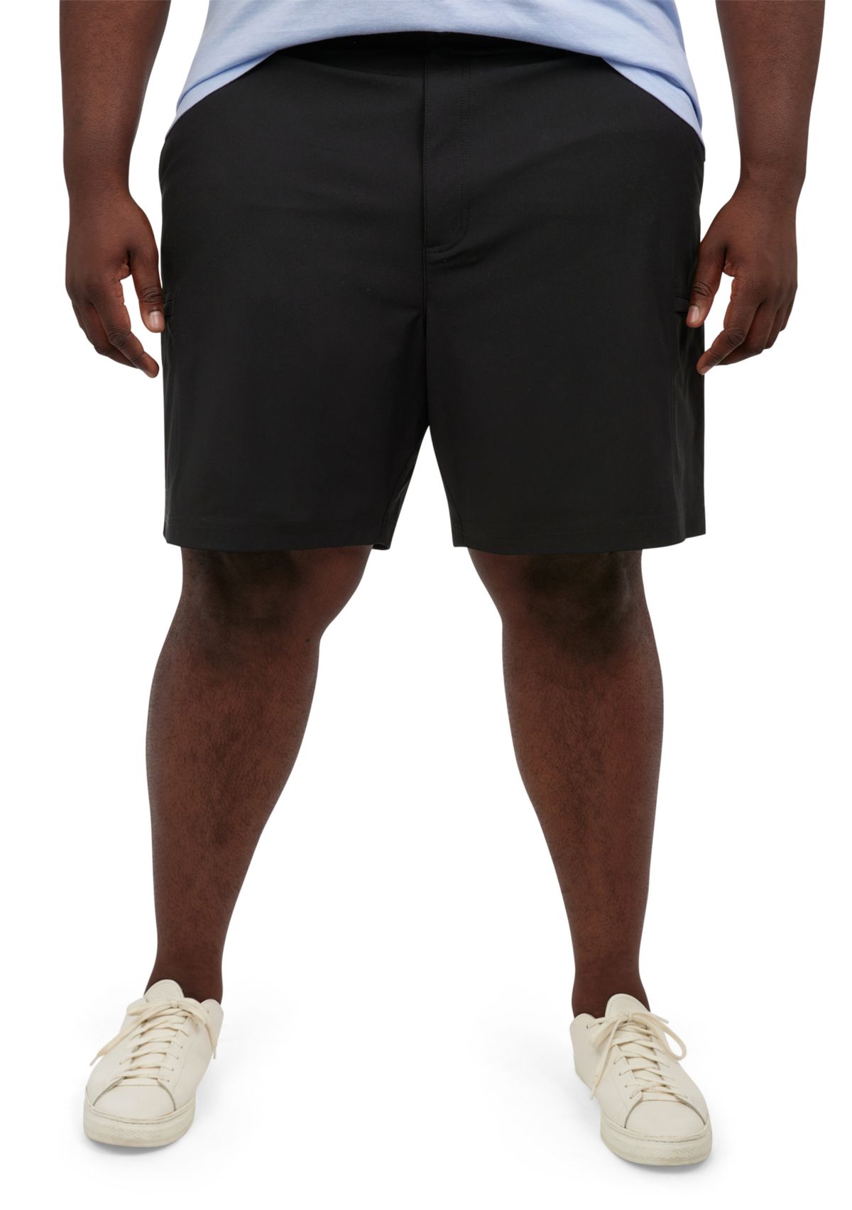 Big & Tall 8" Performance Micro Canvas Cargo Shorts