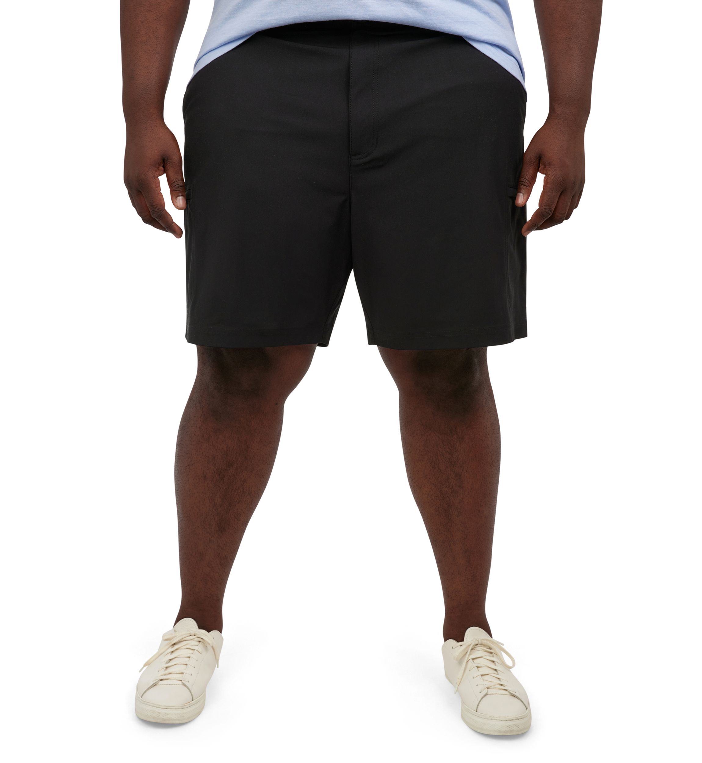 Big & Tall 8" Performance Micro Canvas Cargo Shorts