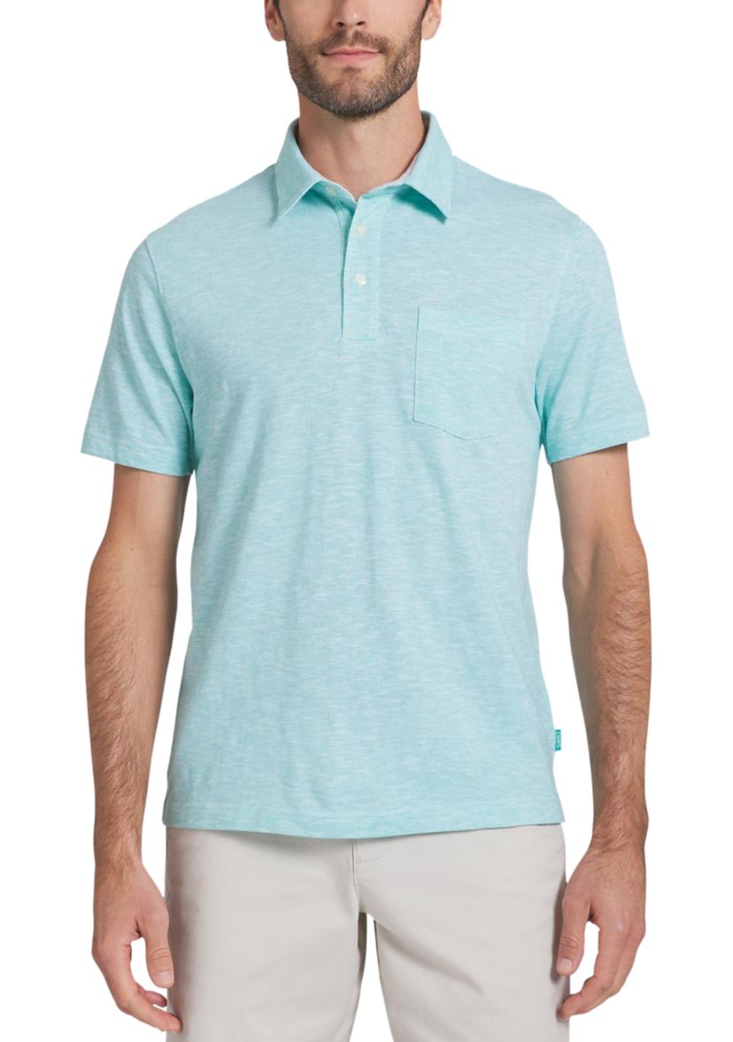 Chaps Men's Harborside Slub Knit Polo Shirt | Belk