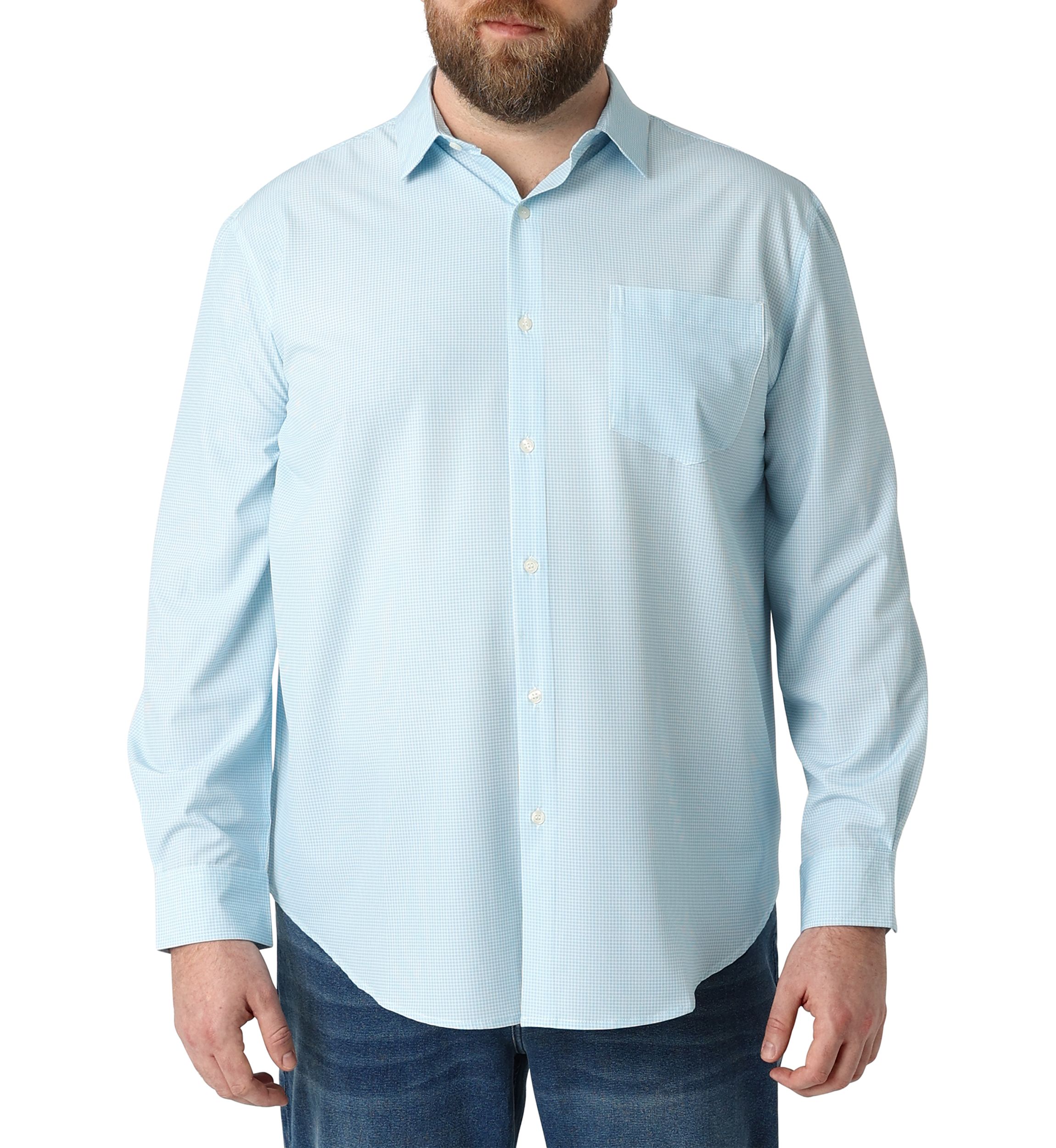 Big & Tall   Long Sleeve Everyday Performance Woven Shirt