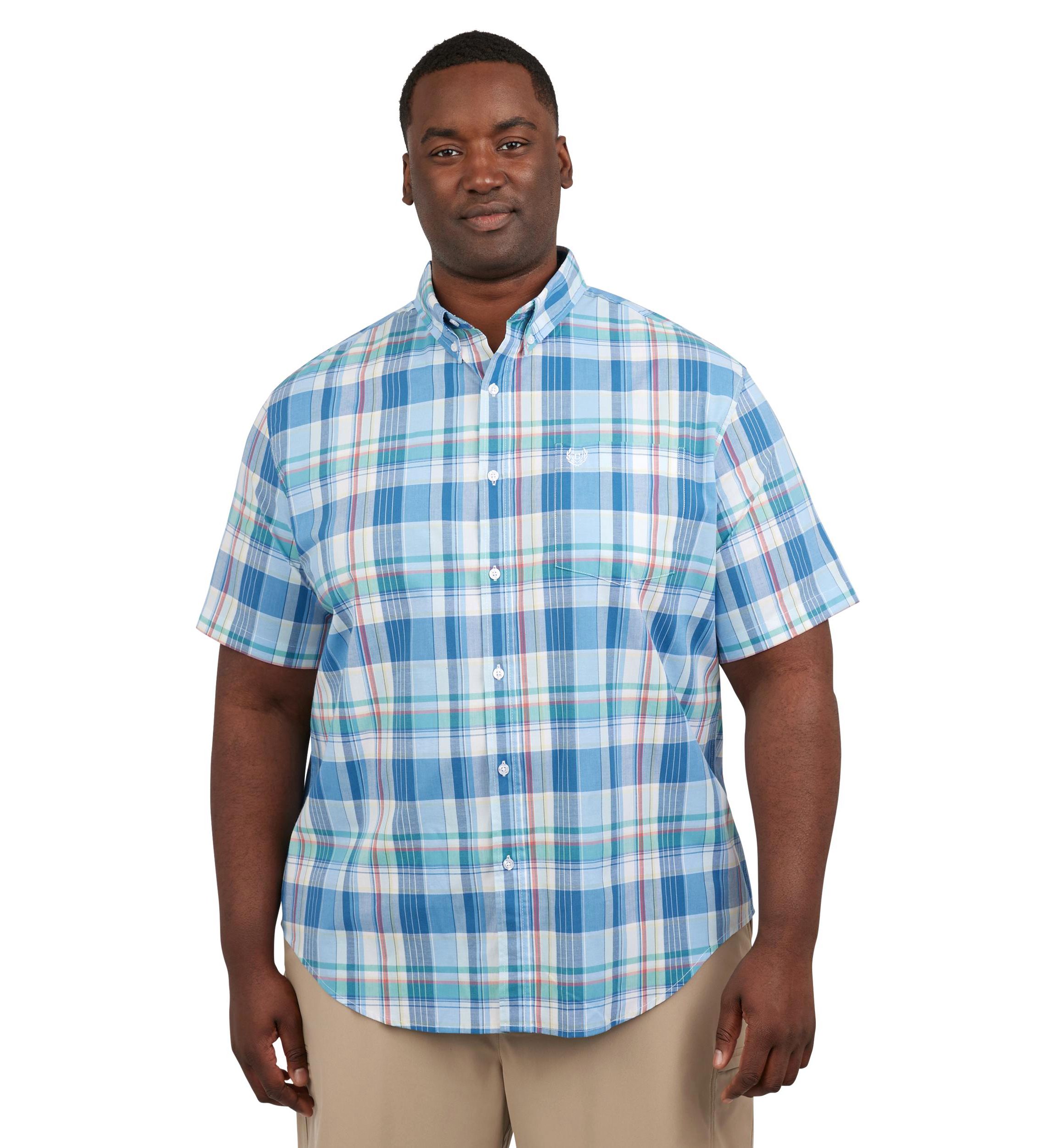 Big & Tall Easy Care Plaid Shirt 