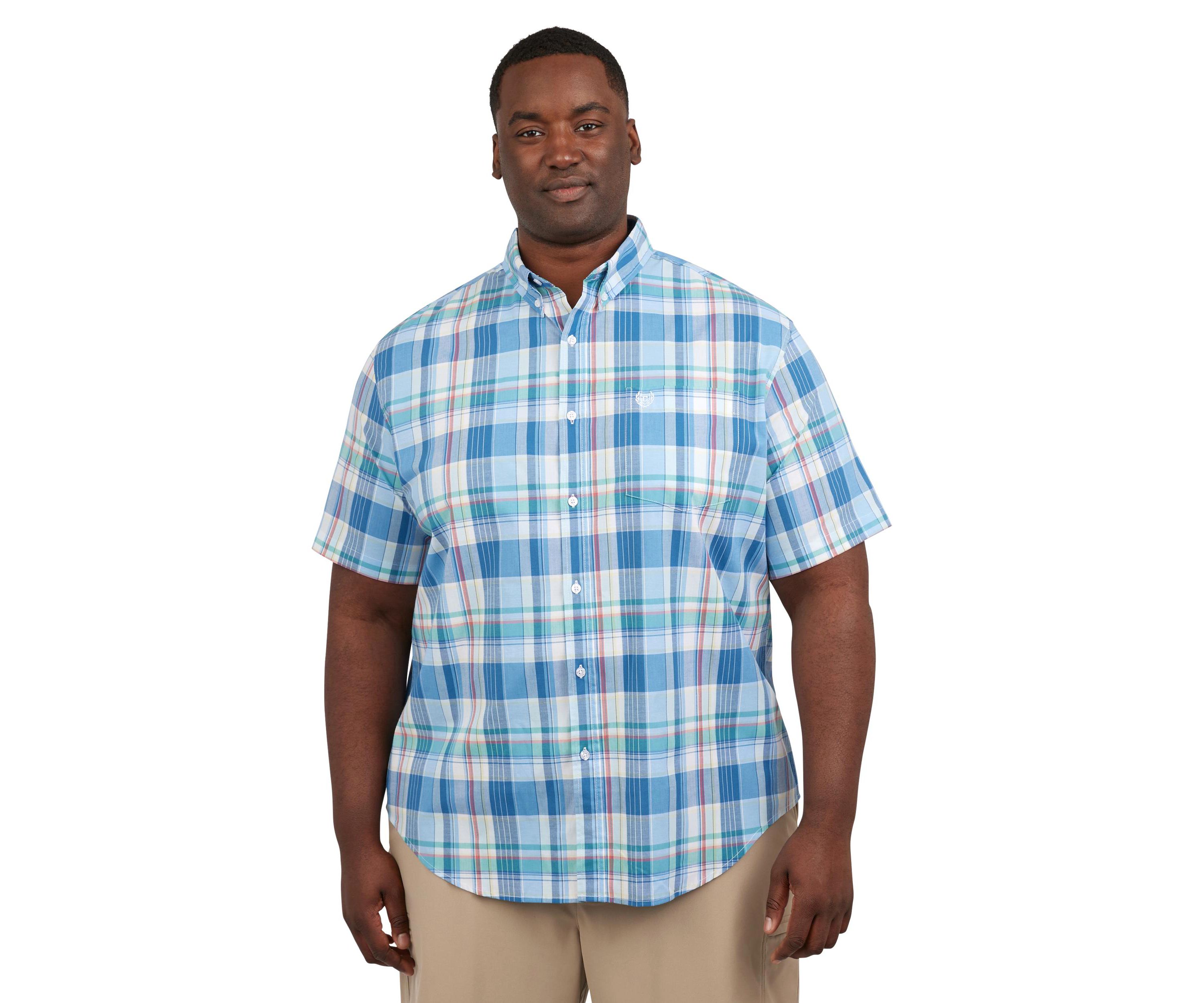 Big & Tall Easy Care Plaid Shirt 
