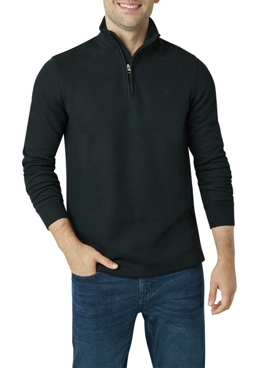 Westport Flatback Rib 1/4 Zip Pullover 