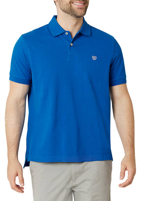 Chaps Short Sleeve Everyday Solid Piqué Polo Shirt