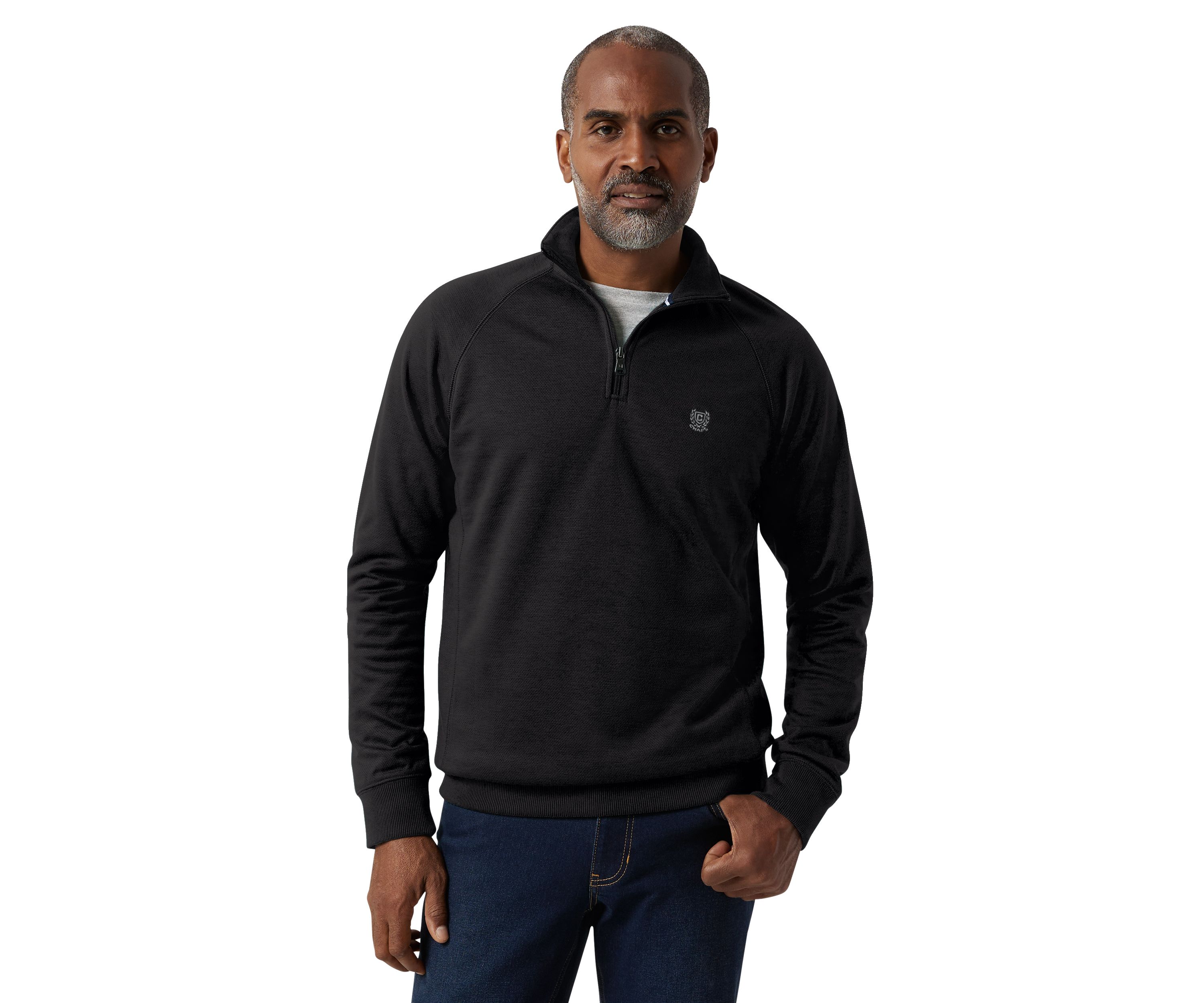 Mens Long Sleeve 1/4 Zip Camden  Pullover