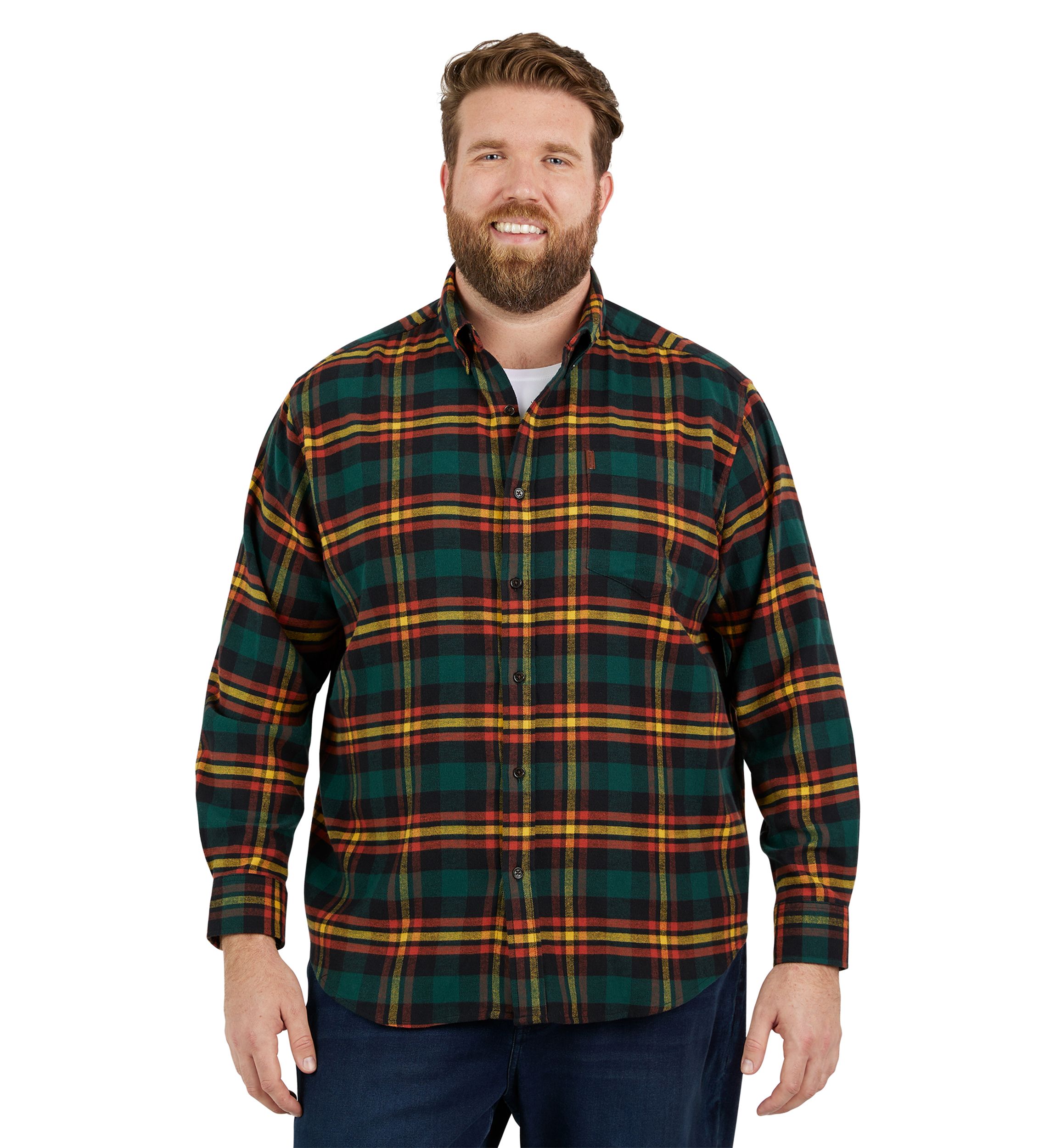 Big & Tall Fireside Flannel Shirt