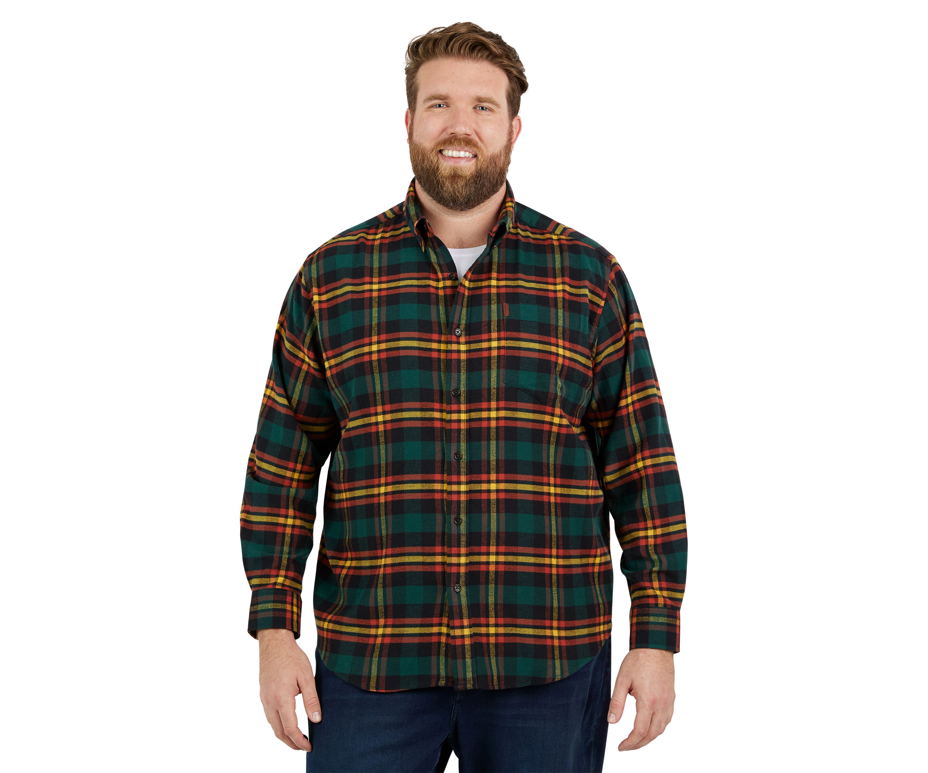 Big & Tall Fireside Flannel Shirt